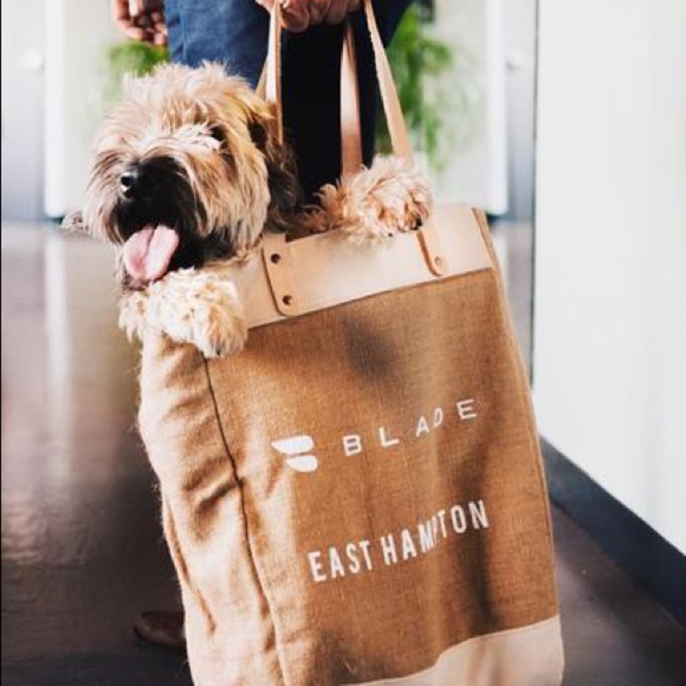 Blade Malibu linen tote bag